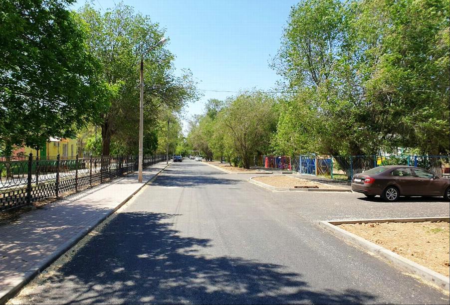 В Астрахани по нацпроекту отремонтировали дорогу к городскому парку