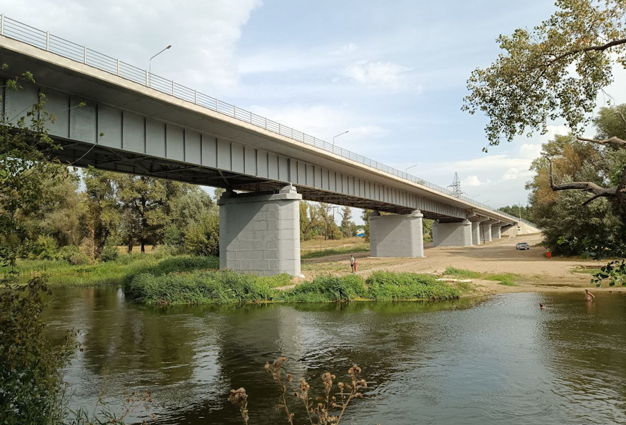 В Волгоградской области отремонтирован мост через реку Медведицу