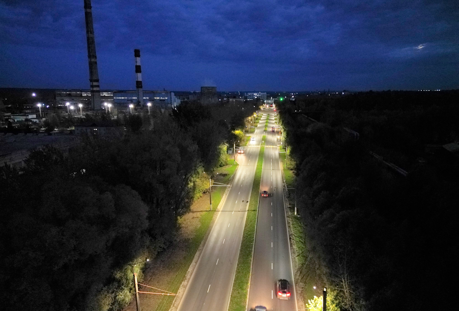 В Республике Чувашия в 2022 году построили 15 км линий электроосвещения
