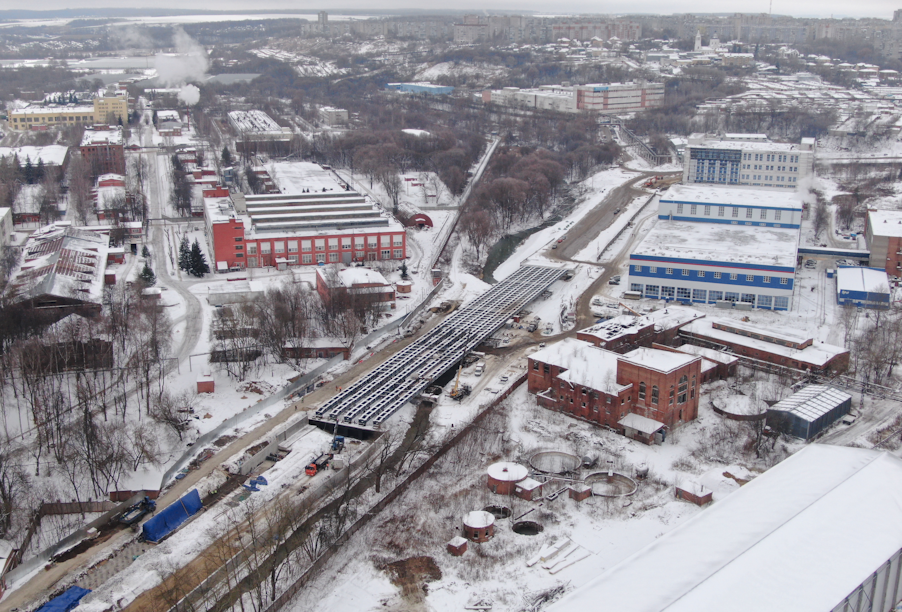 Во Владимире продолжается строительство Рпенского проезда