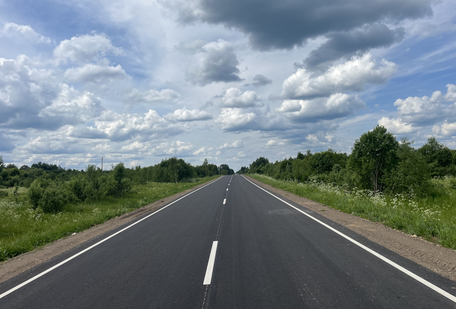 В Тверской области досрочно отремонтирован еще один участок трассы Сонково – Кой
