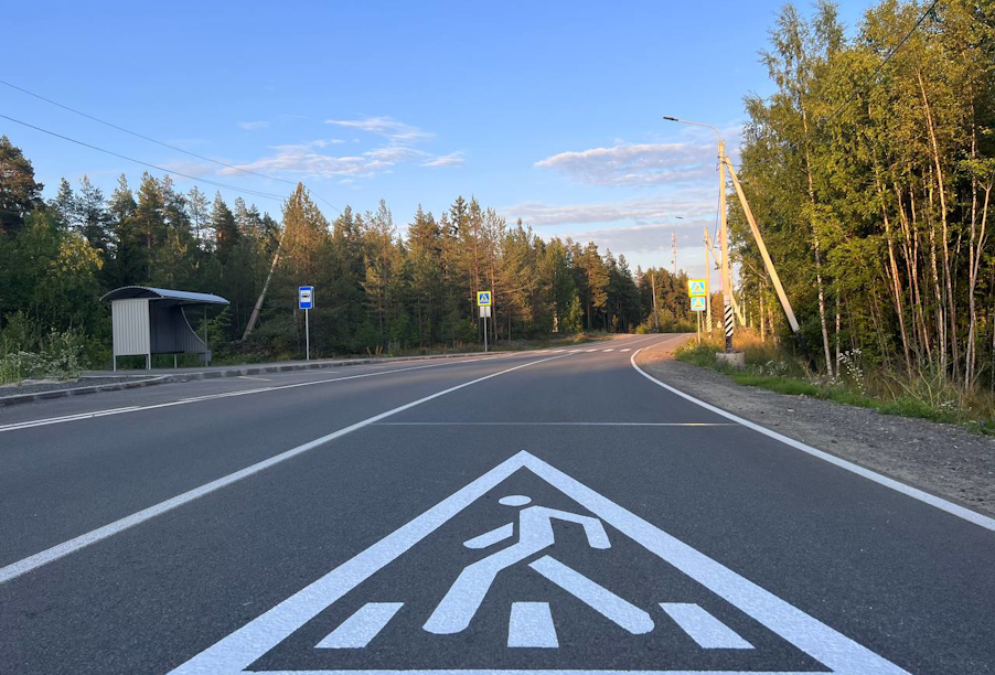 В Республике Карелия обновляют элементы дорожной безопасности