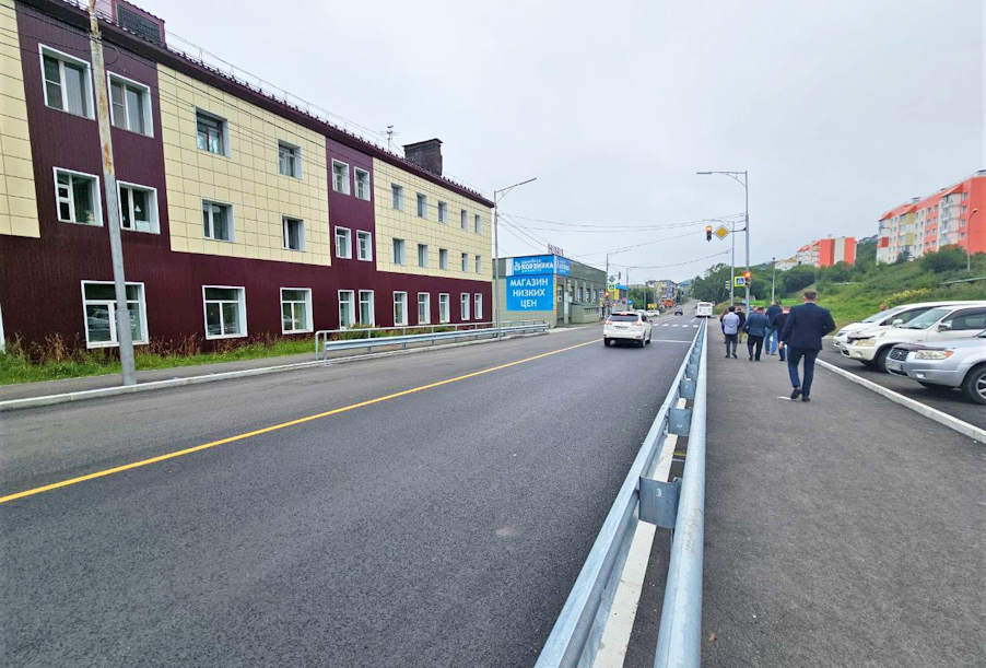 В Петропавловске-Камчатском отремонтировали улицу Индустриальную