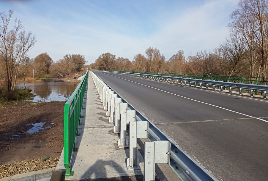 В селе Посудичи Брянской области капитально отремонтирован мост