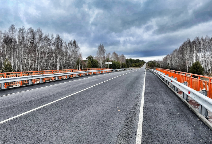 В Ульяновской области капитально отремонтирован мост через реку Ломовку