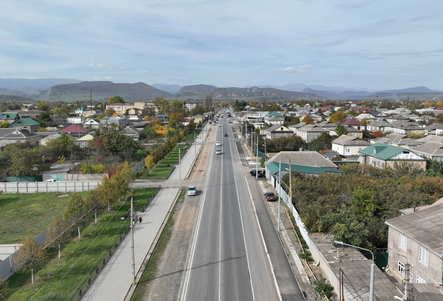 На дорогах Республики Дагестан оборудовали свыше 14 км линий наружного освещения