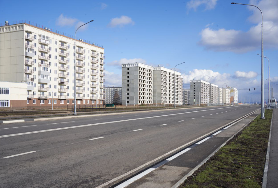 Кузбасс: В Новокузнецке введены в эксплуатацию участки улично-дорожной сети в «Березовой роще»