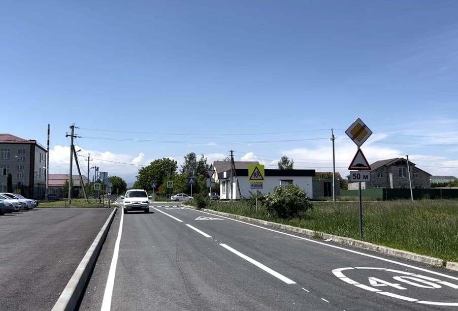 Дорога по улице Казаноко Жабаги в Нальчике стала асфальтобетонной
