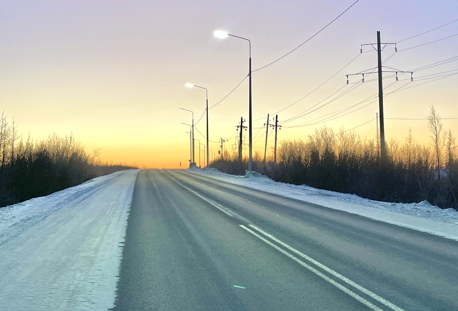 В Ямало-Ненецком автономном округе в этом году обновили 17 км автодорог